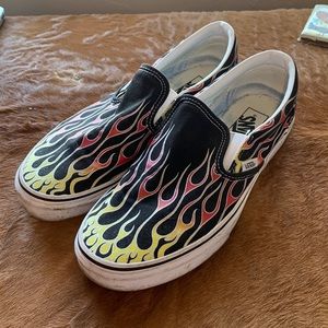 Vans Flame Slip Ons